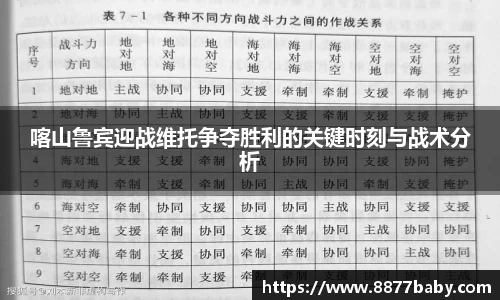 喀山鲁宾迎战维托争夺胜利的关键时刻与战术分析